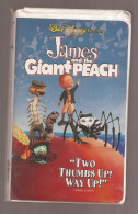 VHS Tape - Disney - James And The Giant Peach - Children & Family