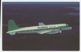 Buffalo Airways DC-4 Airline Airlines Postcard Freightlner Cargo Freight - Buffalo