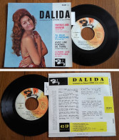 RARE French EP 45t RPM BIEM (7") DALIDA «Avec Une Poignée De Terre» (Johnny Hallyday, Lang, 9-1961) - Collectors