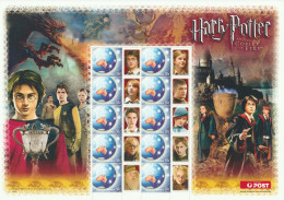 AUSTRALIA 2005 Harry Potter & The Goblet Of Fire: Personalised Sheet UM/MNH - Blocs - Feuillets