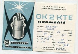 AK 141483 QSL - Czechoslovakia - Kromeritz - Other & Unclassified