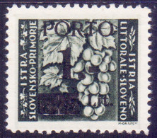 TRIESTE - SLOVENIA - SEGNAT. 1L Sassone 1/II - **MNH - 1945 - Postage Due