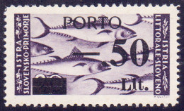 TRIESTE - SLOVENIA - SEGNAT. 0,50L " AMPIO ZERO " - **MNH - 1945 - RARISSIMA - Postage Due