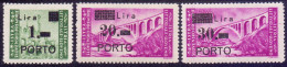 TRIESTE - SLOVENIA - SEGNAT. " LA LINEA DIETRO IL NOMINALE È GIÙ " - **MNH - 1946 - RARISSIMO - Segnatasse