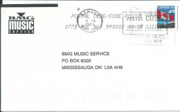 CANADA 46c POUR MISSISSAUGA ( CANADA ) DE 1999 LETTRE COVER - Lettres & Documents