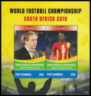 Gambia 2010 MNH SS, South Africa Football WC Ghana Team Coach, Soccer, Sports - 2010 – Zuid-Afrika