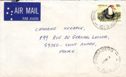 AUSTRALIE SEUL SUR LETTRE AVION DE BUNDABERG POUR LA FRANCE 1979 - Lettres & Documents