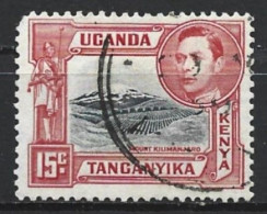 Kenya, Uganda & Tanzania 1943. Scott #72 (U) Mt. Kilimanjaro - Kenya, Uganda & Tanzania
