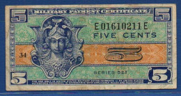 UNITED STATES OF AMERICA - P.M29 – 5 Cents 1954 Circulated, S/n E01610211E - 1954-1958 - Series 521