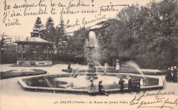 FRANCE - 85 - LUCON - Le Bassin Du Jardin Public - Cartes Postales Anciennes - Lucon