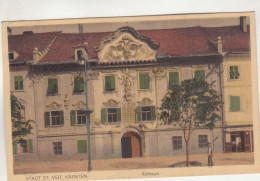 D732) Stadt ST. VEIT An Der GLAN - Kärnten - RATHAUS - Mit Bäumen U. Geschäft 1917 - St. Veit An Der Glan