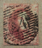 1849 Belgien Mi.5 A (Wz.1), 40c /o - 1849-1850 Médaillons (3/5)