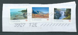 CANADA 2019 FROM FAR AND WIDE SERIES II SET 3V USED ON PAPER MI 3684-5+8 SN 3138A+B+E YT 3558-9+62 - Used Stamps