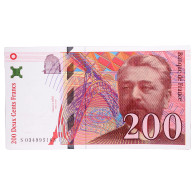 France, 200 Francs, Eiffel, 1996, S034995163, SPL+, Fayette:75.02, KM:159a - 1955-1959 Overprinted With ''Nouveaux Francs''