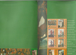 Brasil 2002 Special Folder With Stamps, Postcard And Leeflet Albert Eckhout MNH - Carnets