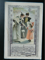 CALENDRIER 1900   COMPAGNIE COLONIALE  CHOCOLAT & THE   LE MATIN PARIS    ( 12,2   X  8,2  Cms ) - Grand Format : ...-1900