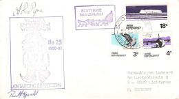 ROSS DEPENDENCY - MAIL 1980 SCOTT BASE > GERMANY / ZG112 - Covers & Documents