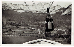 CPSM FRANCE 74 HAUTE-SAVOIE VEYRIER-DU-LAC - Téléférique De Veyrier - Gare De Départ - 1952 - Veyrier