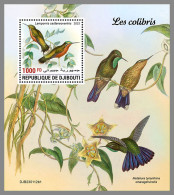 DJIBOUTI 2023 MNH Hummingbirds Kolibris S/S I - IMPERFORATED - DHQ2326 - Hummingbirds