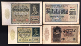 Germany Germania  25 Banconote Da 1 A 50000000 Mark  LOTTO 4597 - Collezioni
