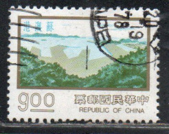 CHINA REPUBLIC CINA TAIWAN FORMOSA 1976 MAJOR CONSTRUCTION PROJECTS SU-AO PORT 9$ USED USATO OBLITERE' - Gebraucht