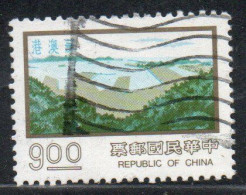 CHINA REPUBLIC CINA TAIWAN FORMOSA 1976 MAJOR CONSTRUCTION PROJECTS SU-AO PORT 9$ USED USATO OBLITERE' - Gebraucht