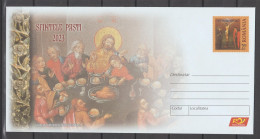 ROMANIA  2023 - HOLY EASTER -  Uncirculated   Cover Stationery - Pascua