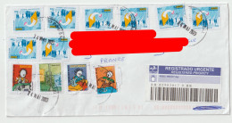 6786 Lettre Cover Brazil Bresil Brasil 2023 RECOMMANDE REGISTERED - Brieven En Documenten