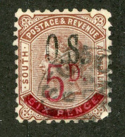 5017 BCx South Aus. 1891 Scott O-59 Used (Lower Bids 20% Off) - Usati