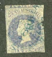 5030 BCx South Aus. 1857 Scott 8 Used (Lower Bids 20% Off) - Used Stamps