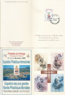 Monaco - Carte De Vœux 2000 De L'OETP - Timbre N°2229 Exposition Philatélique Internationale 2000 - Marcophilie