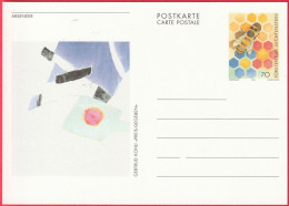 Entier Postal (CP) Du Liechtenstein (1996) - Preis-Gegeben (Révélation) De Gertrud Kohli - Entiers Postaux