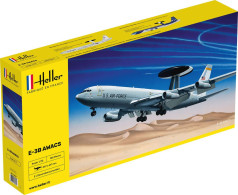 Heller - E-3B AWACS US Air Force Maquette Kit Plastique Réf. 80308 NBO Neuf 1/72 - Vliegtuigen