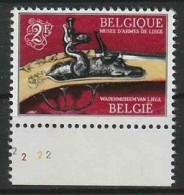 Belgie OCB 1406 ** MNH  Met Plaatnummer 2 - 1961-1970