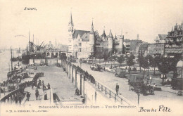 BELGIQUE - ANVERS - Débarcadére Place Et Musée Du Steen - Vue Du Promenoir - Carte Postale Ancienne - Antwerpen