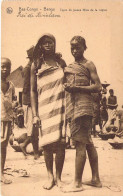 BAS CONGO - Bangu - Types De Jeunes Filles De La Région - Carte Carnet - Carte Postale Ancienne - Belgian Congo