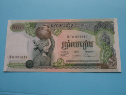 500 Riels () Banque Nationale Du CAMBODGE ( For Grade See SCANS ) UNC ! - Cambodja