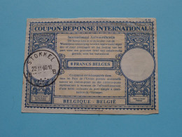 8 Francs > Belgique / België >>> COUPON-REPONSE-INTERNATIONAL - 1960 Stokkel ( For Grade See SCANS ) XF ! - Internationale Antwoordcoupons