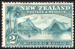 New Zealand 1899-1903 2s Grey-green Lightly Mounted Mint. - Nuovi