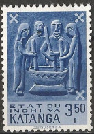 Katanga 1961 - Mi 57 - YT 57 ( Wood Carving ) MNH** - Katanga