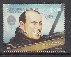 2014 Argentina Newbery Aviation Complete Set Of 1 MNH - Ungebraucht