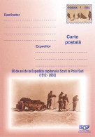 123  British Antarctic Expedition Stationery Postcard, Sledge, Ski. Scott, South Pole, Antarctica - Altri Modi Di Trasporto