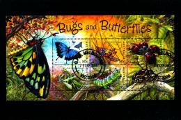 AUSTRALIA - 2003  BUGS AND BUTTERFLIES  MS   FINE USED - Blocs - Feuillets