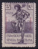 SPAIN 1929 - MLH - Sc# 113 - Unused Stamps