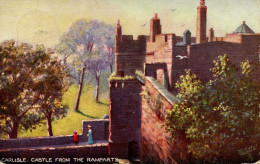 CUMBRIA - CARLISLE CASTLE FROM THE RAMPARTS 1907 - TUCKS Cu1423 - Carlisle