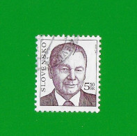 SLOVAKIA REPUBLIC 2000 Gestempelt°Used/Bedarf  MiNr. 371 #  "FREIMARKE # Präsident" - Oblitérés