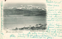 Gruss Vom Zürich Zürichsee Und Glärnischgruppe 1900 - Zürich