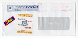 1998. YUGOSLAVIA,SERBIA,BELGRADE,INSTITUT VINČA FLAM,RECORDED COVER - Brieven En Documenten