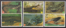 Cuba 2020 Crocodiles Mint Never Hinged Complete Set - Ongebruikt