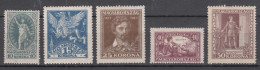 Hungary 1923 Mi#369-373 Mint Hinged - Unused Stamps